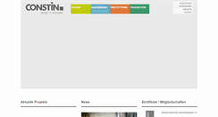 Desktop Screenshot of constin.de