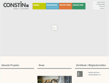 Tablet Screenshot of constin.de